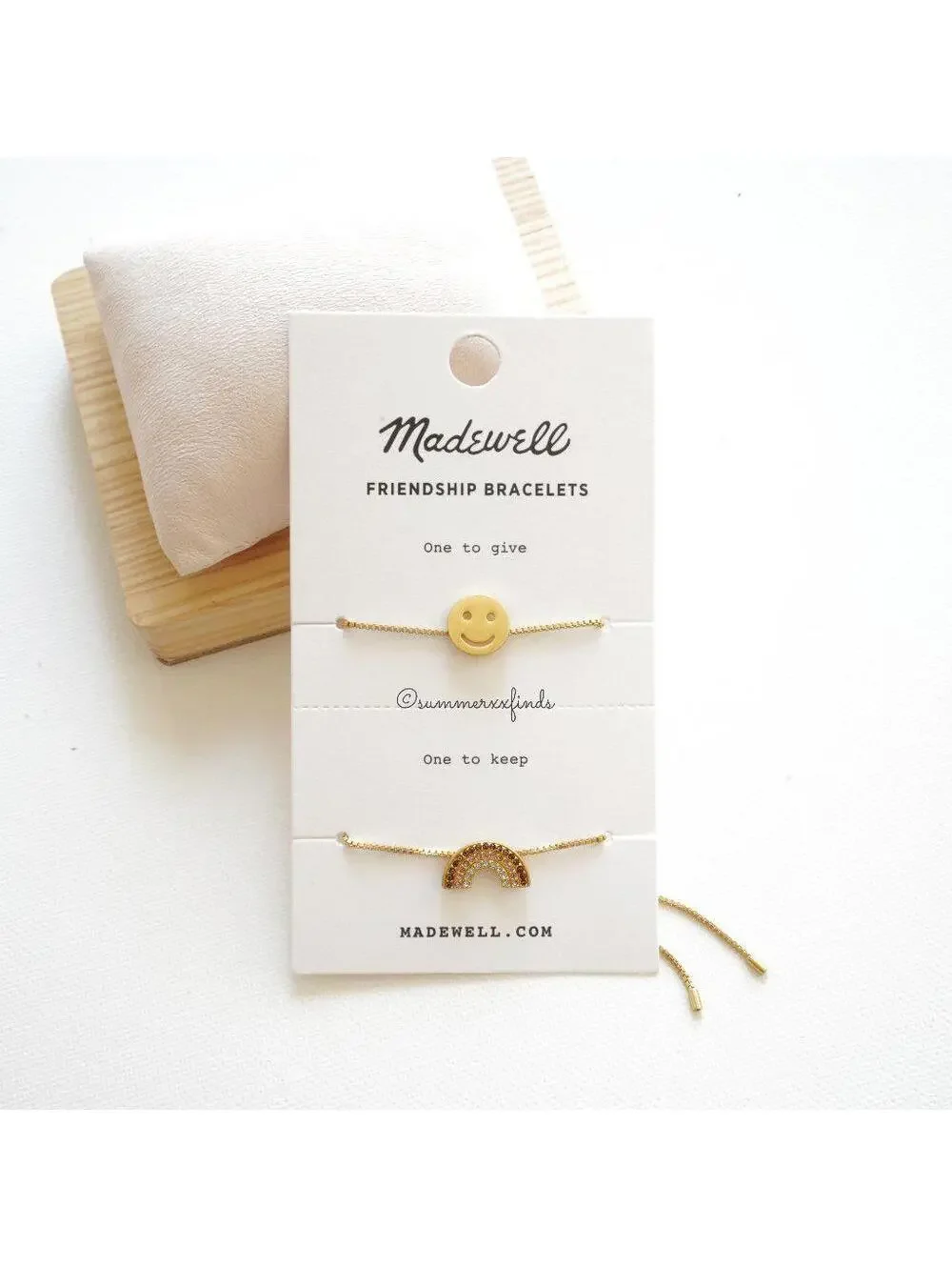 Madewell Friendship Chain Bracelet Set